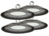 4x AdLuminis LED Hallenstrahler UFO High Bay 100 Watt 10.100 Lumen