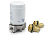FKS-Dieselfilterhalter-Set Halter-Filter-Fitting 1xAG 1 1/2" - 2xIG 1 1/4" -2x25 mm