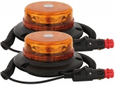 2x Gyrophare LED orange magnétique extra plat AdLuminis