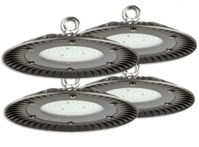 4x Cloche LED UFO 60W 6.250lm suspension industrielle AdLuminis 4x Cloche LED UFO 60W 6.250lm suspension industrielle AdLuminis