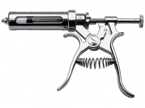 Revolver-Spritze mit Gewinde 10ccm Einteilung 0,25/0,5/1ccm Revolver-Spritze mit Gewinde 10ccm Einteilung 0,25/0,5/1ccm