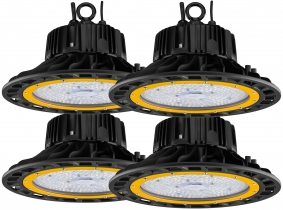 4x Cloche LED UFO high bay 100W 16.900lm dimmable suspension industrielle AdLuminis 4x Cloche LED UFO high bay 100W 16.900lm dimmable suspension industrielle AdLuminis