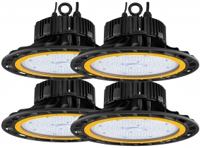 4x Cloche LED UFO high bay 150W 20.500lm dimmable suspension industrielle AdLuminis 4x Cloche LED UFO high bay 150W 20.500lm dimmable suspension industrielle AdLuminis