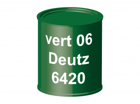 Peinture laque pour tracteur Deutz 06 vert 6420 ERBEDOL, pot de 750 ml Peinture laque pour tracteur Deutz 06 vert 6420 ERBEDOL, pot de 750 ml