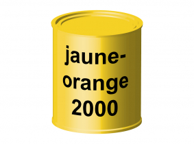 Peinture laque pour tracteur jaune-orange 2000 ERBEDOL, pot de 750 ml Peinture laque pour tracteur jaune-orange 2000 ERBEDOL, pot de 750 ml