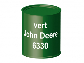 Peinture laque pour tracteur John Deere vert 6330 ERBEDOL, pot de 750 ml Peinture laque pour tracteur John Deere vert 6330 ERBEDOL, pot de 750 ml