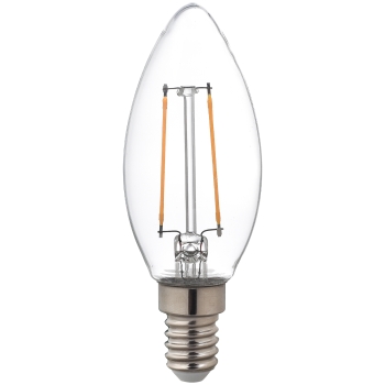 AdLuminis LED Filament Fadenlampe E14 Candle klar 2.000K 2,5W 250 Lumen AdLuminis LED Filament Fadenlampe E14 Candle klar 2.000K 2,5W 250 Lumen