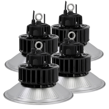4x Cloche LED high bay 100W 15.600lm LED Philips suspension industrielle AdLuminis 4x Cloche LED high bay 100W 15.600lm LED Philips suspension industrielle AdLuminis